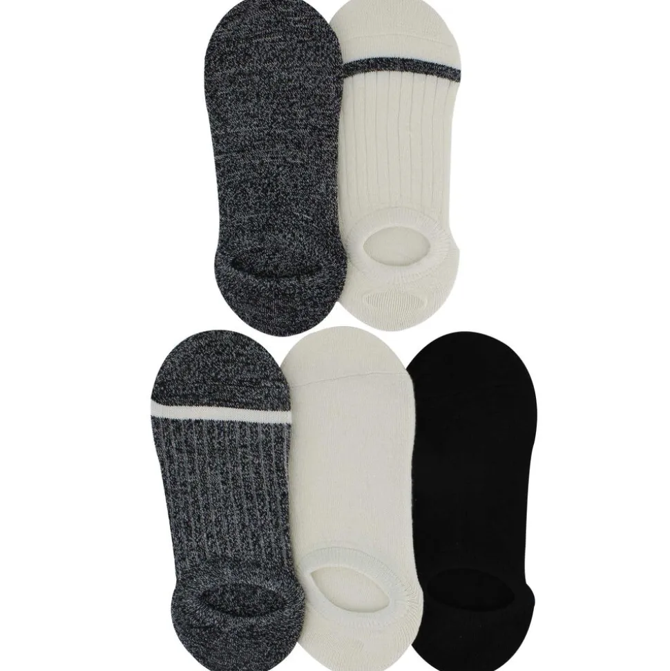 Women's Born Striped-Toe High-Rise Liners 5 Pairs