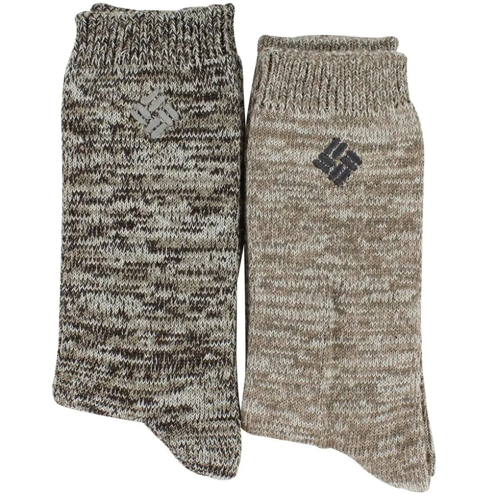 Women's Columbia Marled Crew 2-Pair Pack