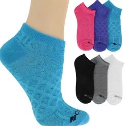 Women's Columbia Mesh Pattern No-Show 6-pair pack