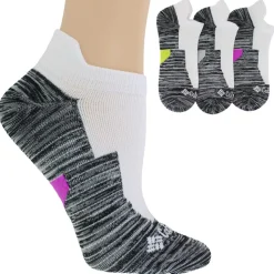 Women's Columbia No-Show With Heel Tab 3-Pair Pack