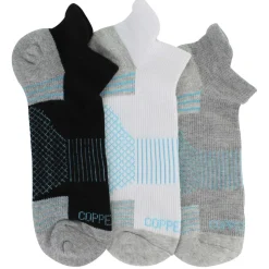 Women's Copper Fit Low-Cut Crew 3-Pair Pack