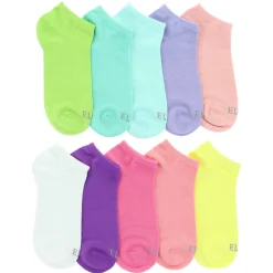 Women's Elle Solids No-Show 10 For $10