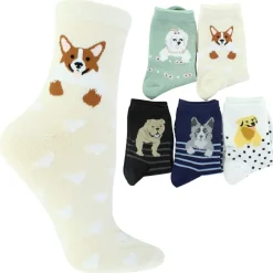 Women's ET TU Dog Short Crews 5-Pair Pack