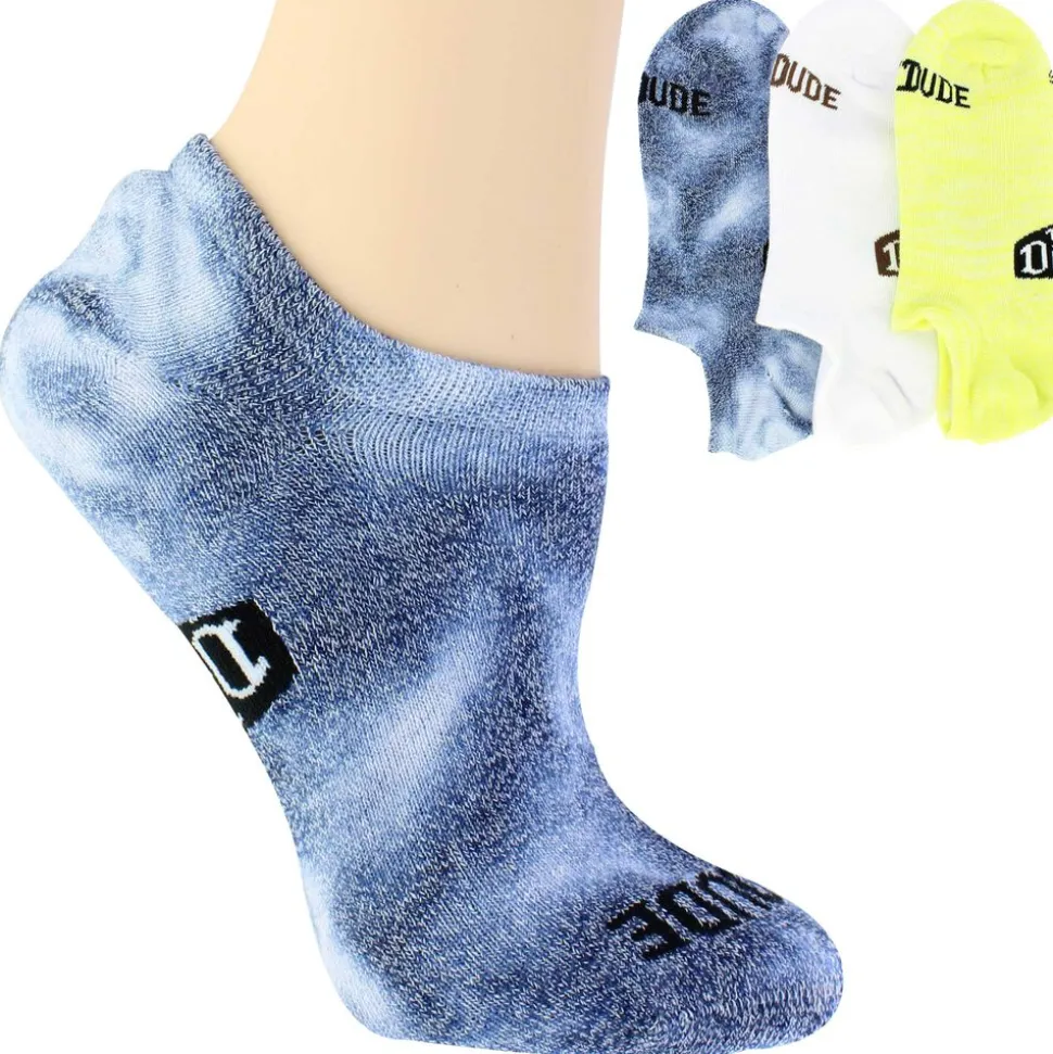 Women's HEYDUDE Hearts No-Show 3-Pair Pack