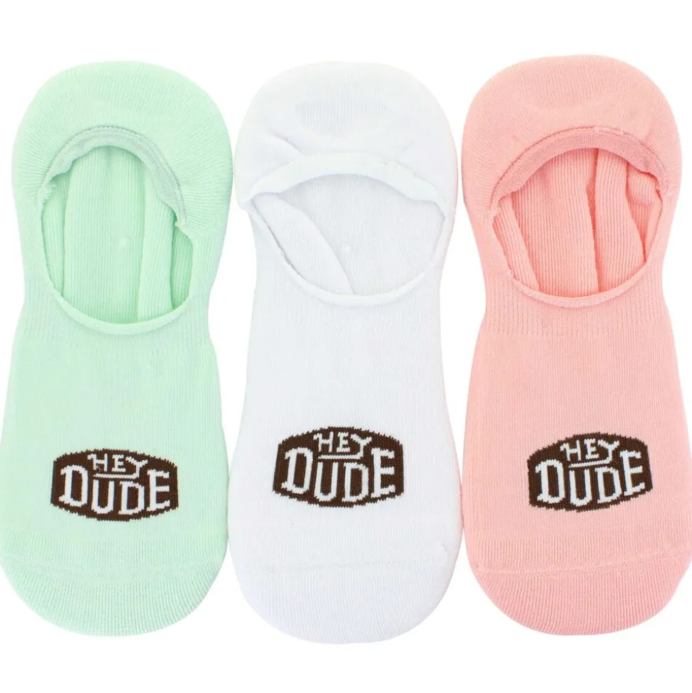 Women's HEYDUDE No-Show 3-Pair Pack