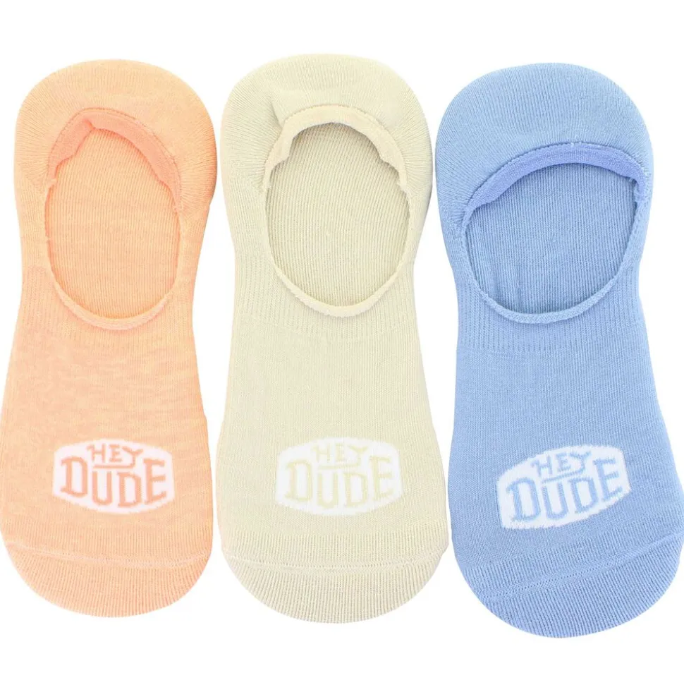 Women's HEYDUDE Solid No-Show 3-Pair Pack