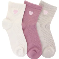 Women's Lemon Heart Powder-Soft Quarter 3 Pairs