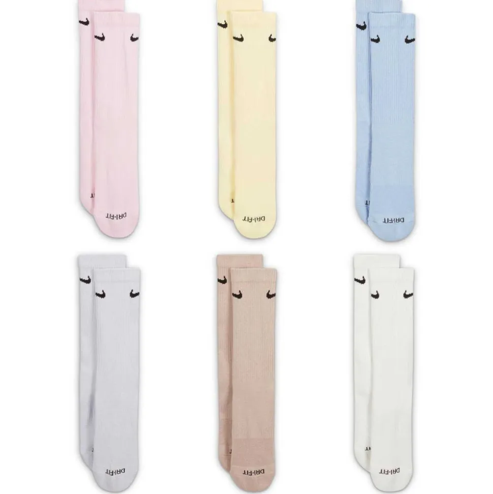 Women's Nike Everyday Plus Cushioned Crew 6 Pairs