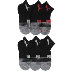 Women's PUMA Premium Quarter Crew Sock 6-Pair Pack