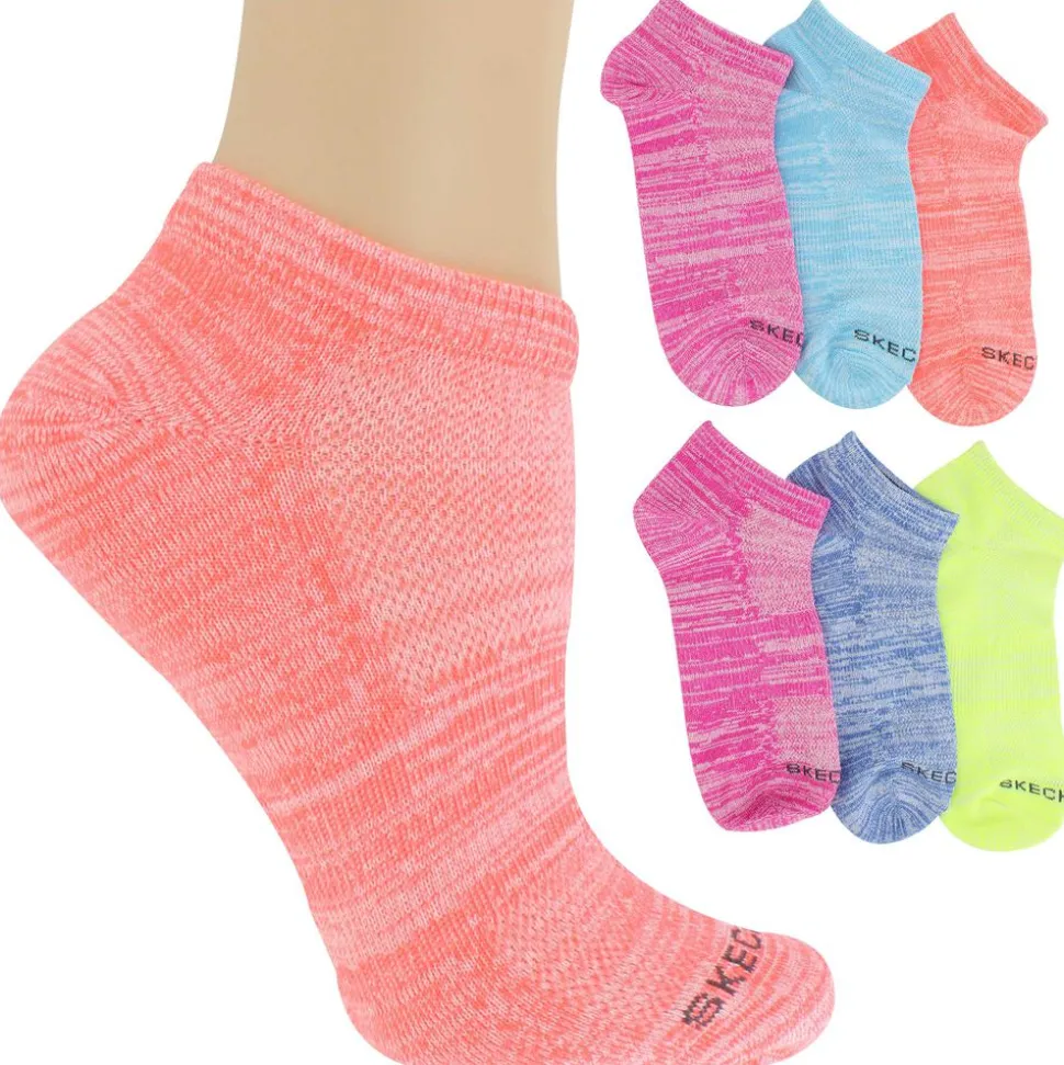 Women's Skechers Super Soft Low-Cut 6-Pair Pack